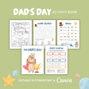 Activity Pages for Father's Day