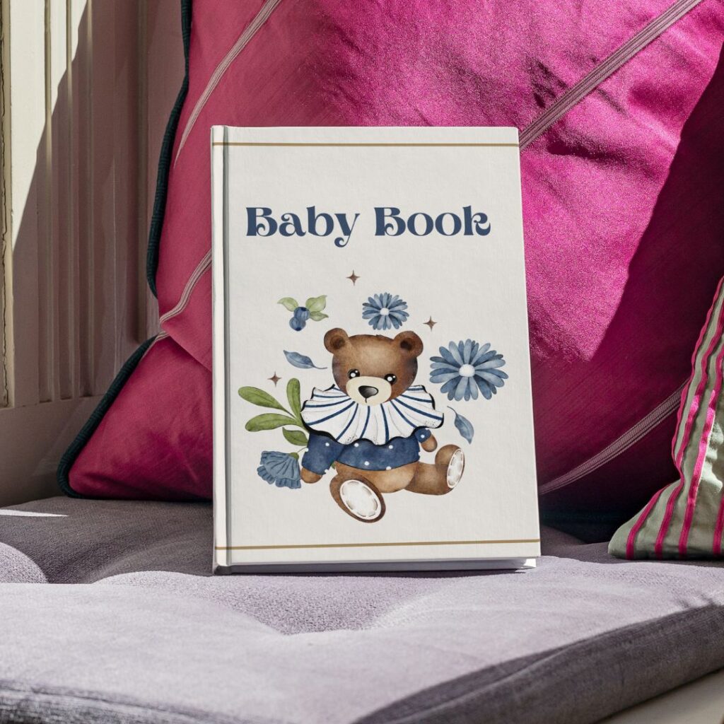 Teddy Bear Baby Book PLR - The Little Raindrops Club