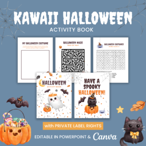 Halloween activity pages for kids