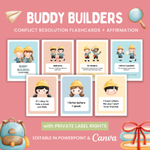 Printable Conflict Resolution Flashcards and Affirmations