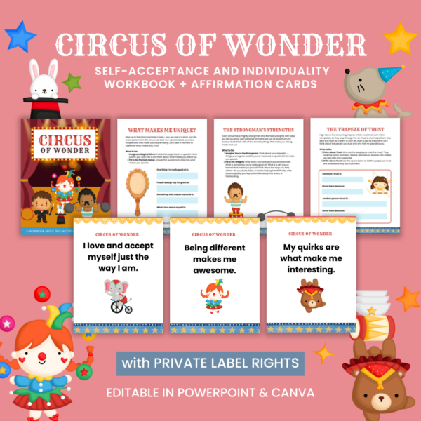 Circus of Wonder: Self-Acceptance and Individuality Workbook