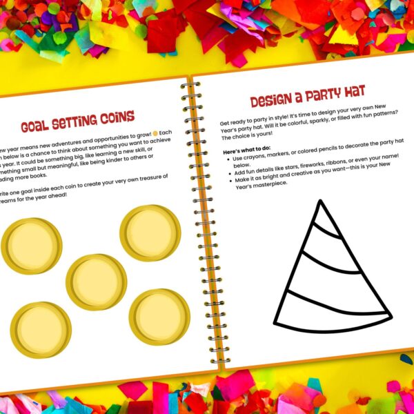 Countdown to Fun: New Year Activity Book - Image 3