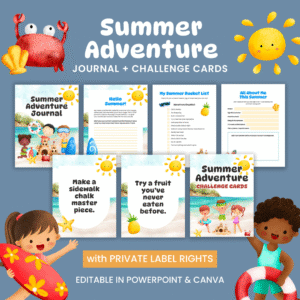Summer Adventure Journal and Challenge Cards