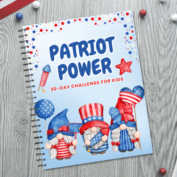 Patriot Power Challenge and Affirmation Cards for Kids - Image 2