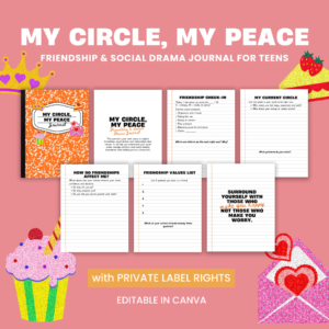 Friendship & Social Drama Journal for Teens