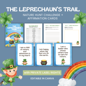 The Leprechaun’s Trail: 30-Day Nature Hunt Challenge for Kids