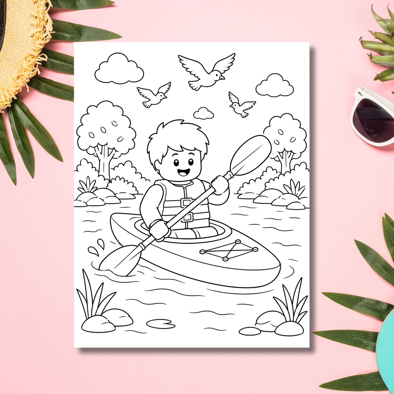 Sumer Adventure Coloring Book for Kids - Image 3